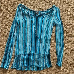 Silky semi sheer summer too or cover up